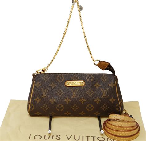 louis vuitton monogram eva clutch price|louis Vuitton Monogram canvas eva.